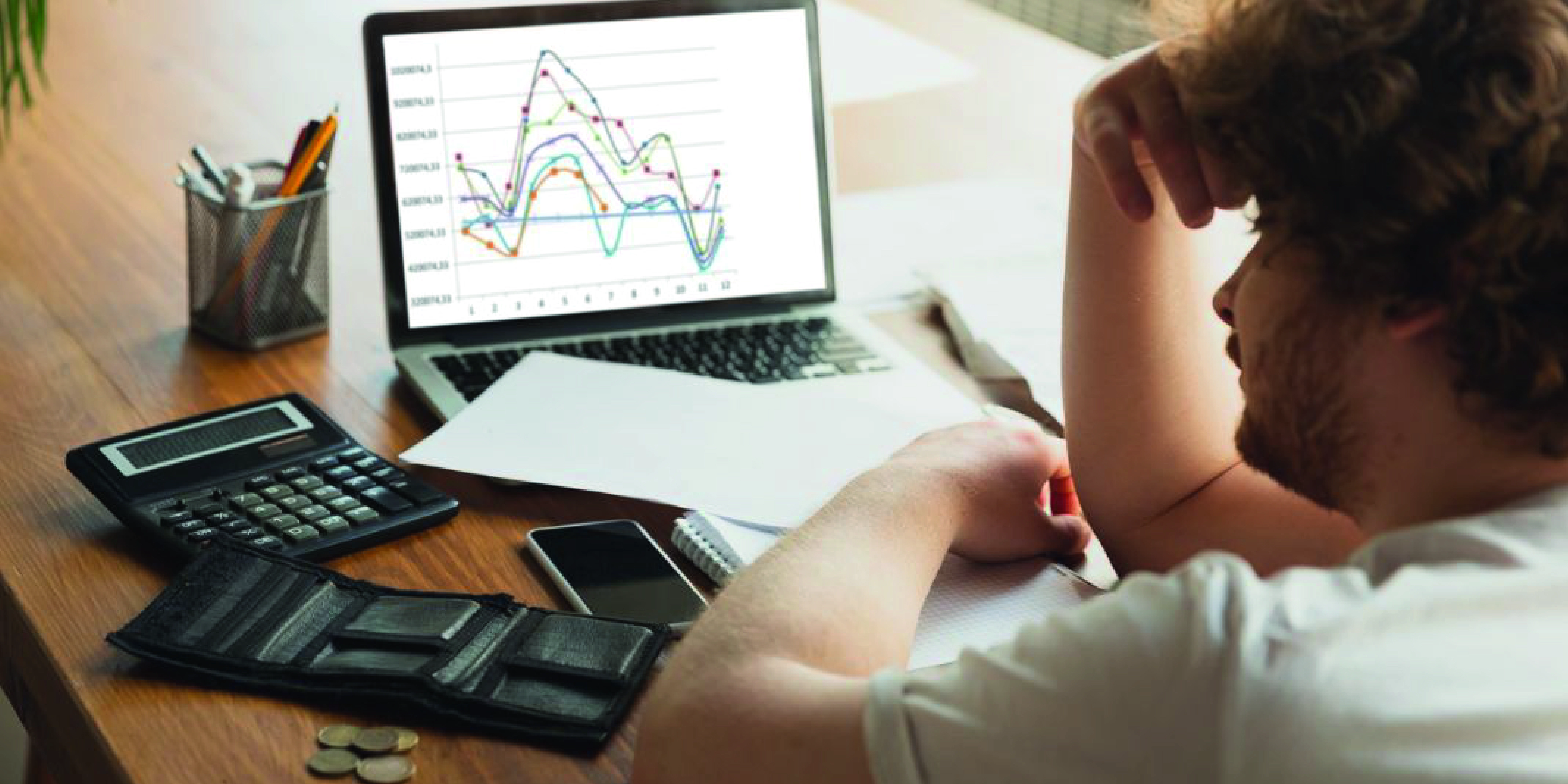 Persona con problemas economicos
